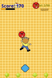 Dodgeball Terror Touch Game App